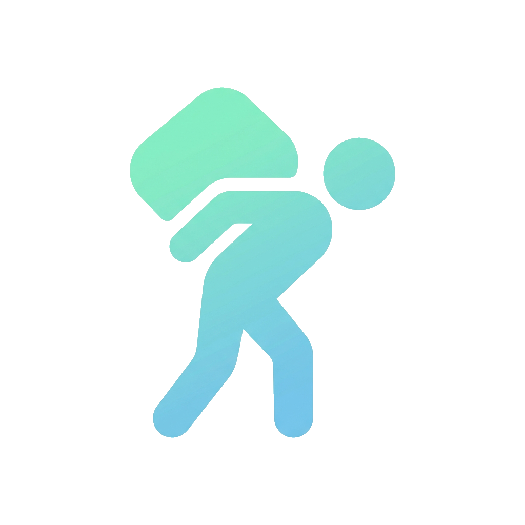 一人で抱え込む様子